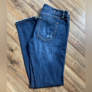 Cabi Women's Slim Boyfriend Jeans - Deep Blue